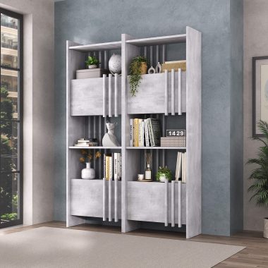 Conjunto 2 Estante Arbos - Concreto