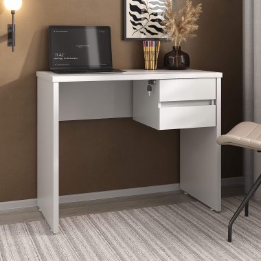 Escrivaninha Mary + Gaveteiro Suspenso Branco