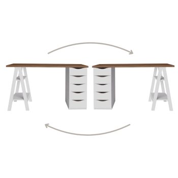 Escrivaninha Spirit Nogal-Branco (18)