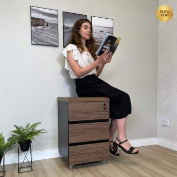 Gaveteiro 3 Gavetas Y37 - Foto Real (10)