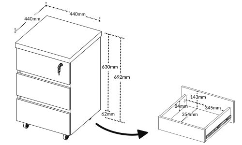 Medidas-Gaveteiro-3-Gavetas-II-Y37