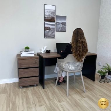 Mesa Lineare + Gaveteiro Y37 Foto Real (2)