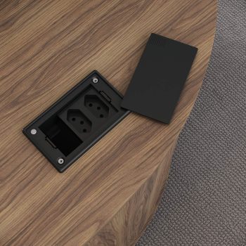 Mesa Tamburato Select Nogal.Preto - (2) Detalhe